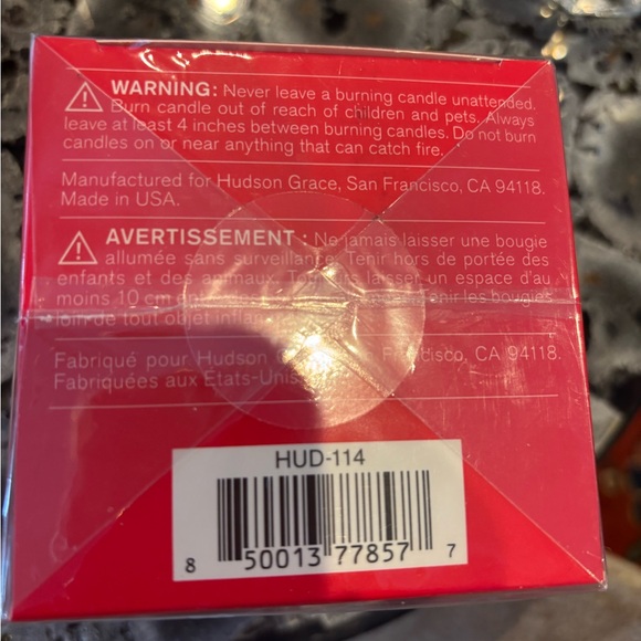 Hudson Grace Winter candle BNWT - Picture 3 of 5